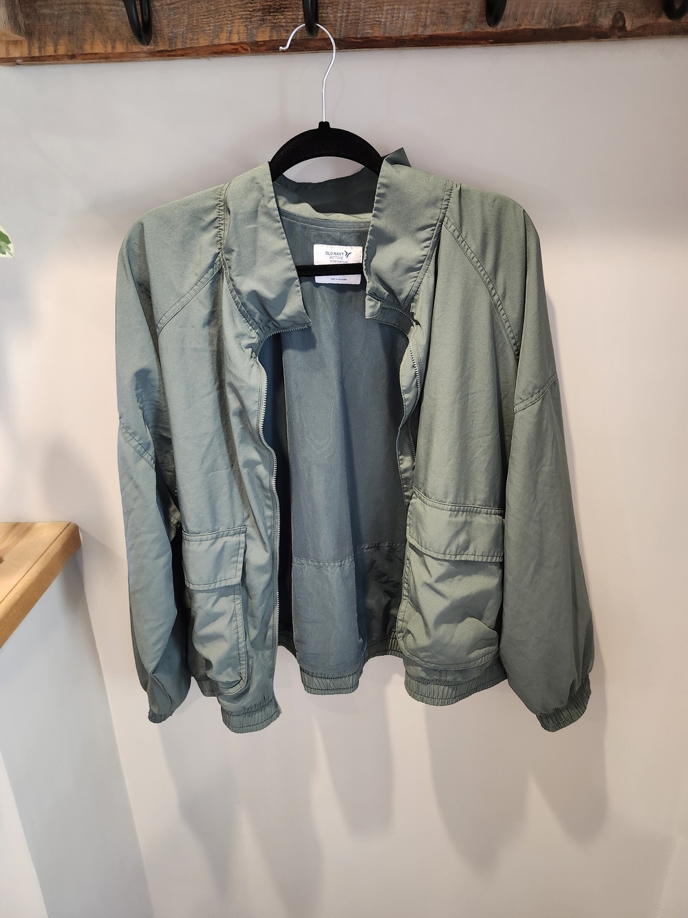 Old Navy Green Womens Windbreaker Size 3x